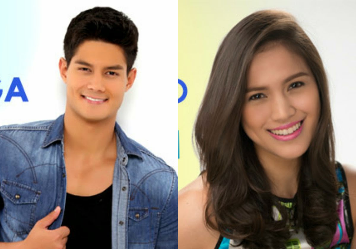 Pinoy Big Brother All In housemates Daniel Matsunaga and Michelle Gumabao a...