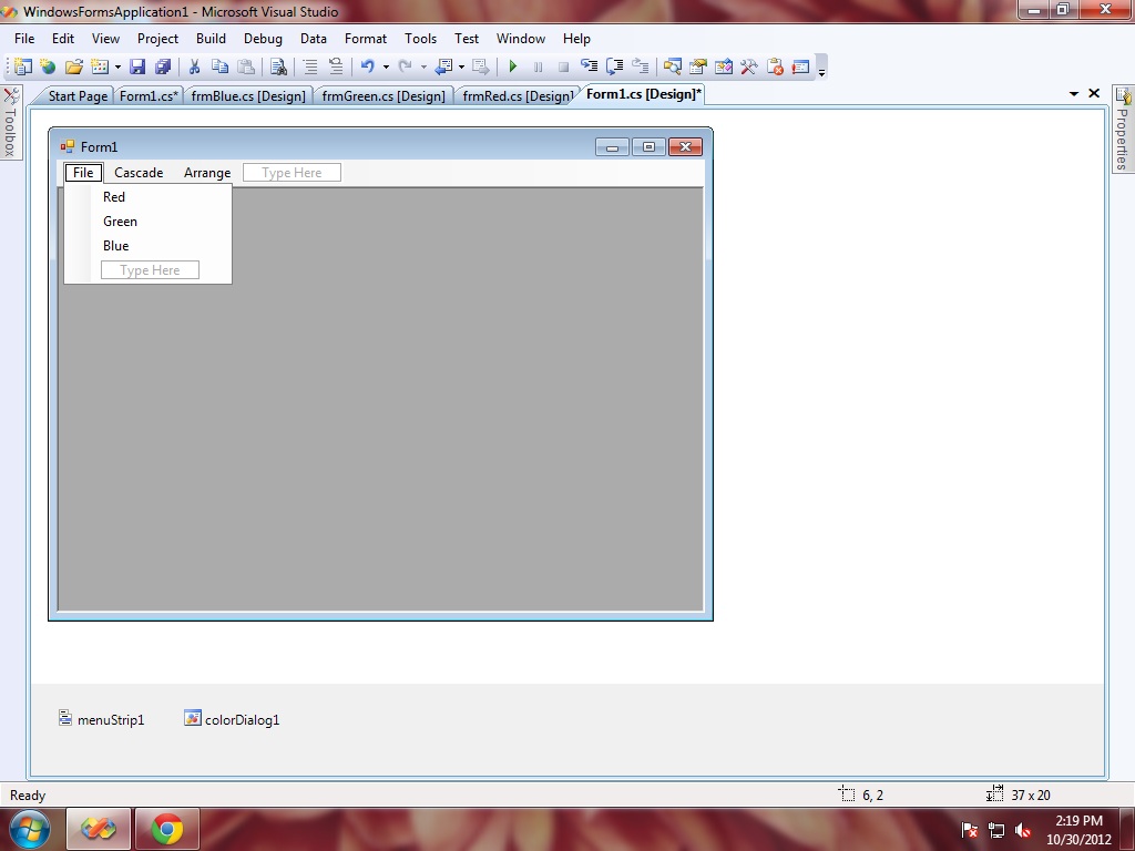 TECHZMATRIX SOFTWARE TECHNOLOGIES Windows Forms Application MDI