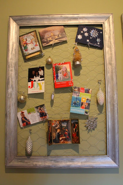 Christmas card display