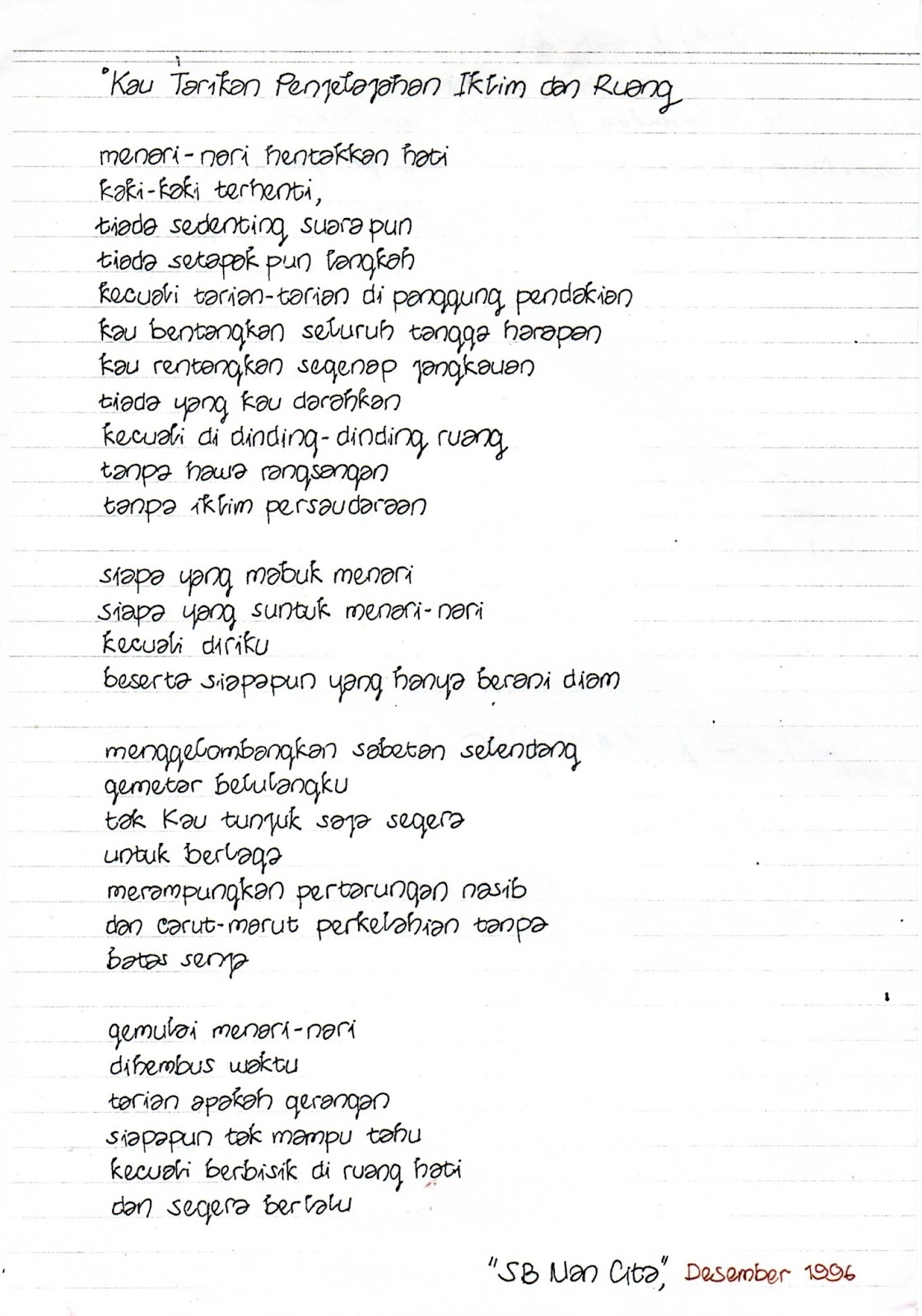 Rimba Puisi Temanggung