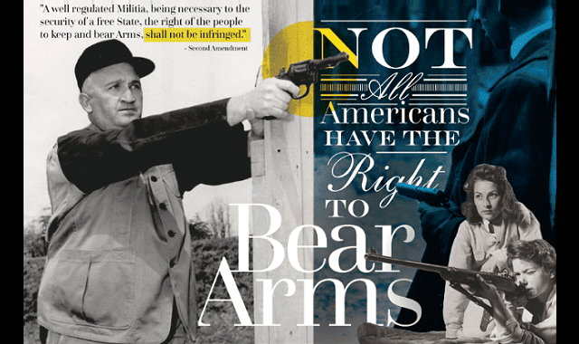 Not all Americans have the Right to Bear Arms
