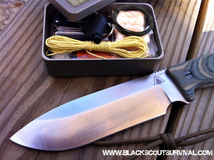 Black Scout Survival SURVIVE! Knives GSO5.1 Review