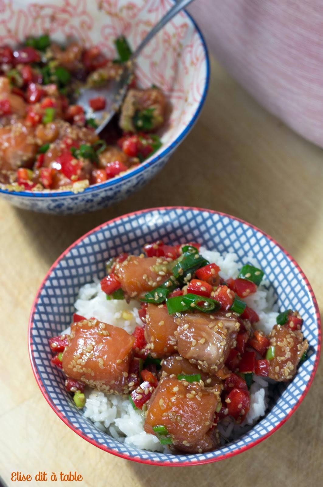 recette Poké bowl saumon