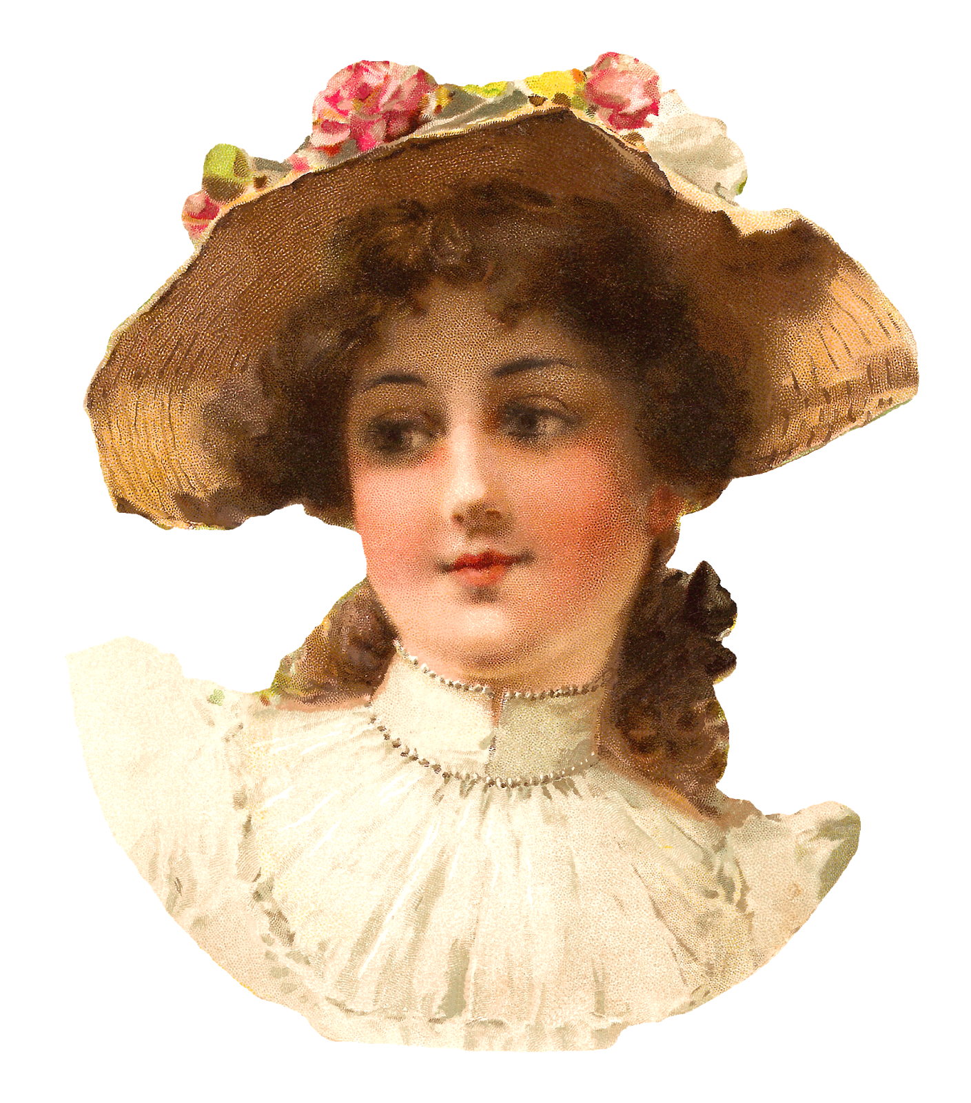 Antique Images: Free Digital Woman Clip Art of a Beautiful Woman ...