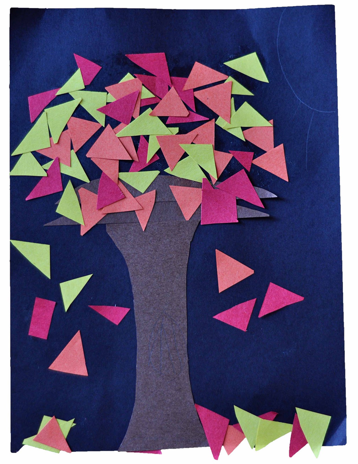 Children s Learning Activities Fall Shape Tree Children s Learning Activities Fall Shape Tree