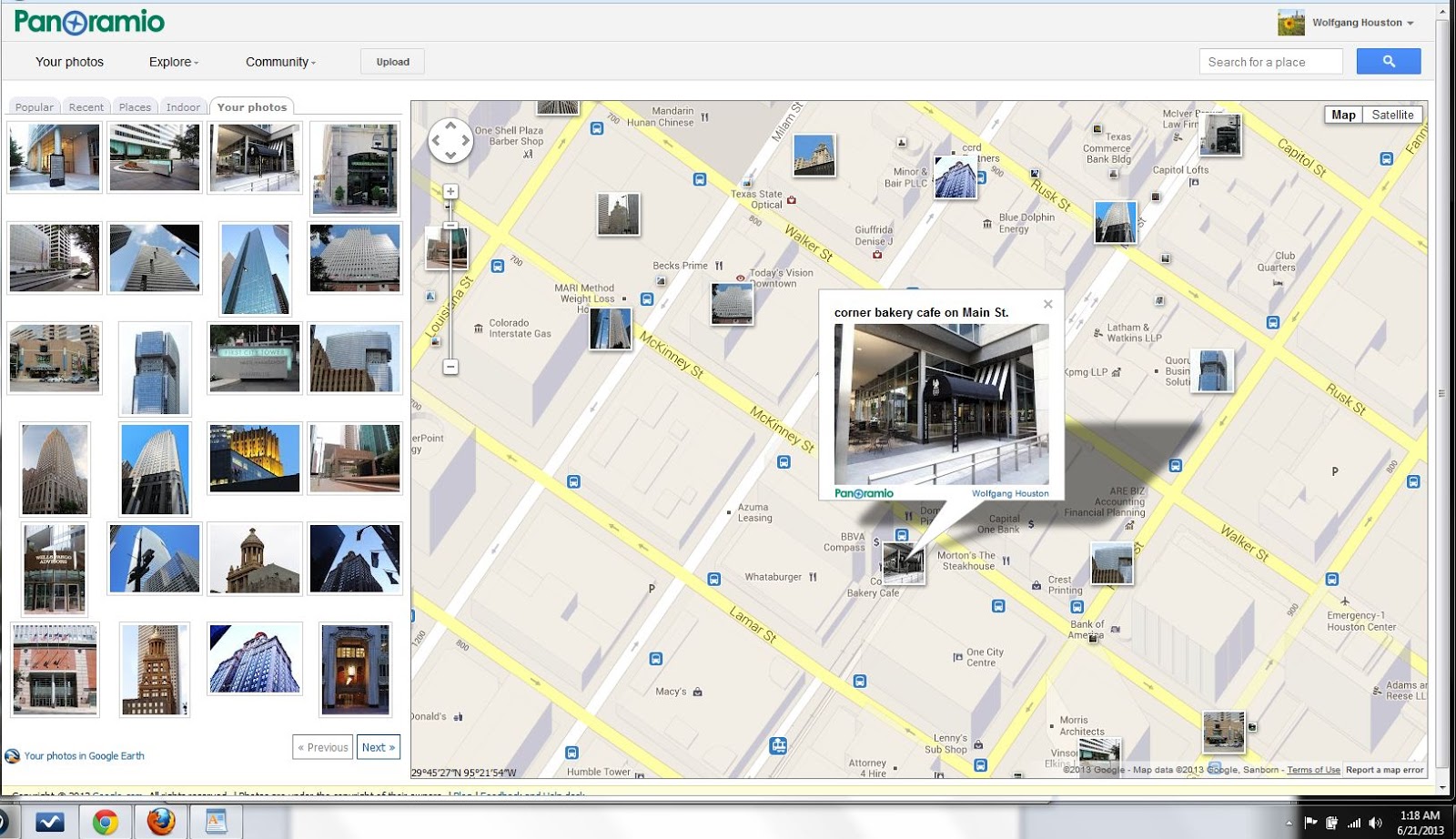 Houston in Pics Corner Bakery Cafe on Main