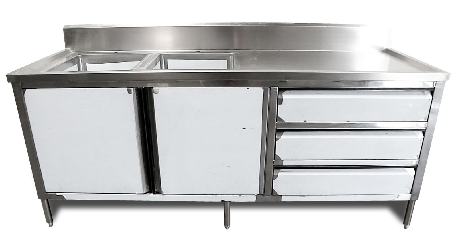 kitchen set stainless