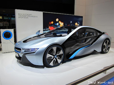 BMW i8 electric Concept Car sportscar BMW i8 electric Concept Car sportscar