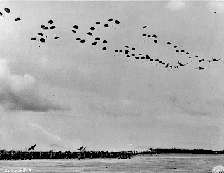 11th Airborne Division show at Lipa Airstrip, 1945. Photo credit:  US National Archives.