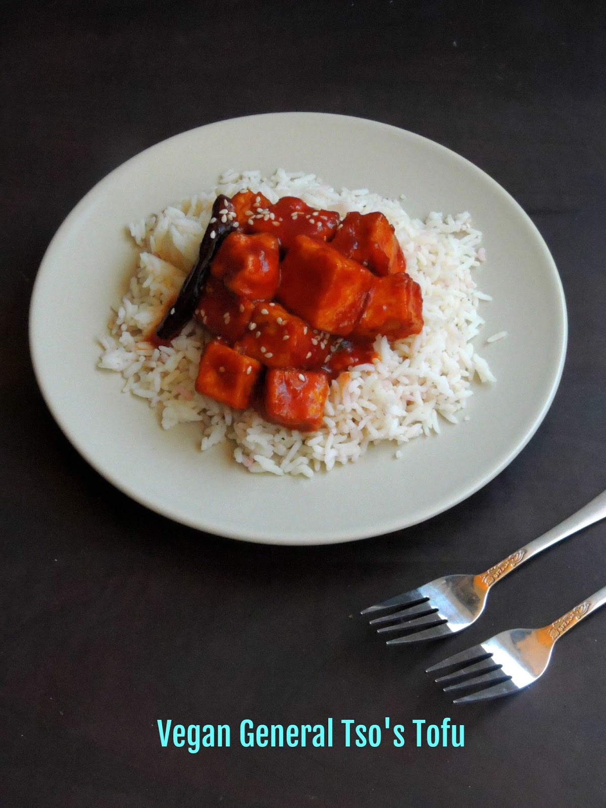 General Tso's Tofu/Vegan Tofu Kangjung Cook N Click