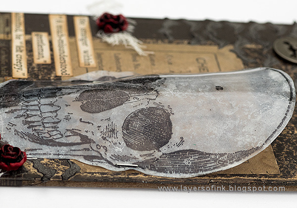 Layers of ink - Apothecary Wall Hanger by Anna-Karin with Tim Holtz Halloween idea-ology