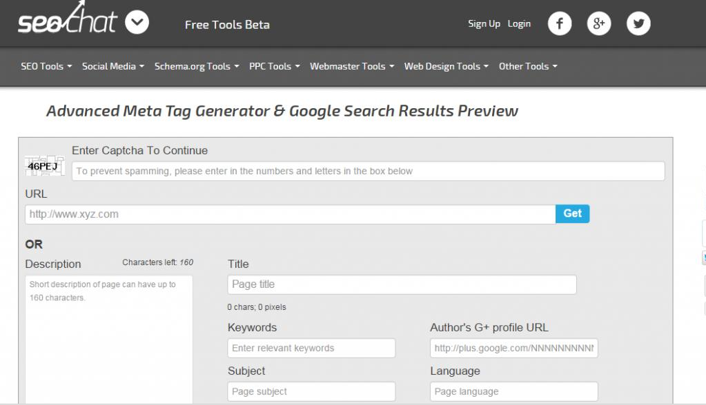 Advanced Meta Tag Generator & Google Search Result Preview