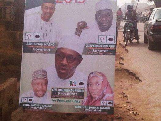buhari jonathan poster