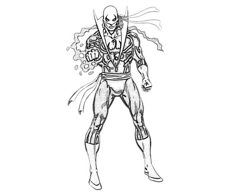 ultimate spiderman iron fist coloring pages - photo #49