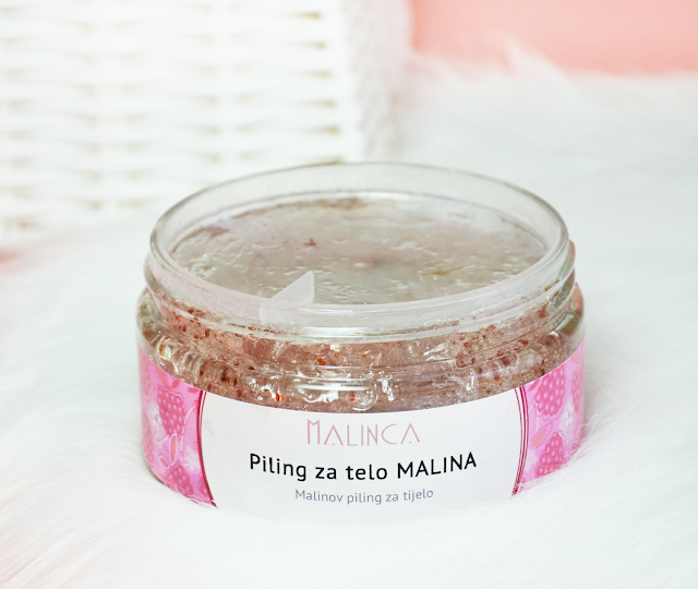 Malinca Raspberry Body Peeling