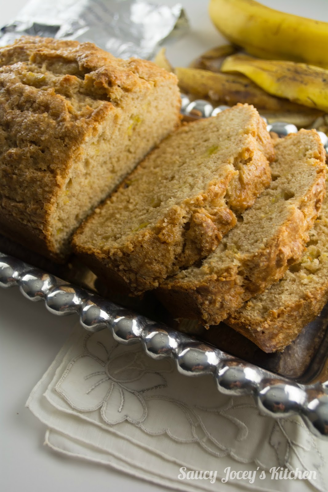 Saucy Jocey's Kitchen Mango Banana Bread
