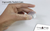 jual alat sulap impossible switch coin