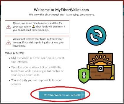 configurar my ether wallet monedero español CIVIC tutorial paso a paso guardar criptomonedas CIVIC my ether wallet