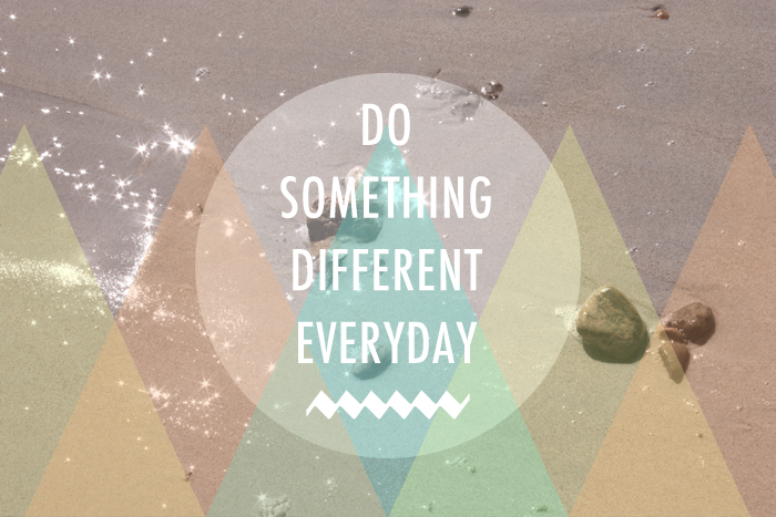 Try something different перевод