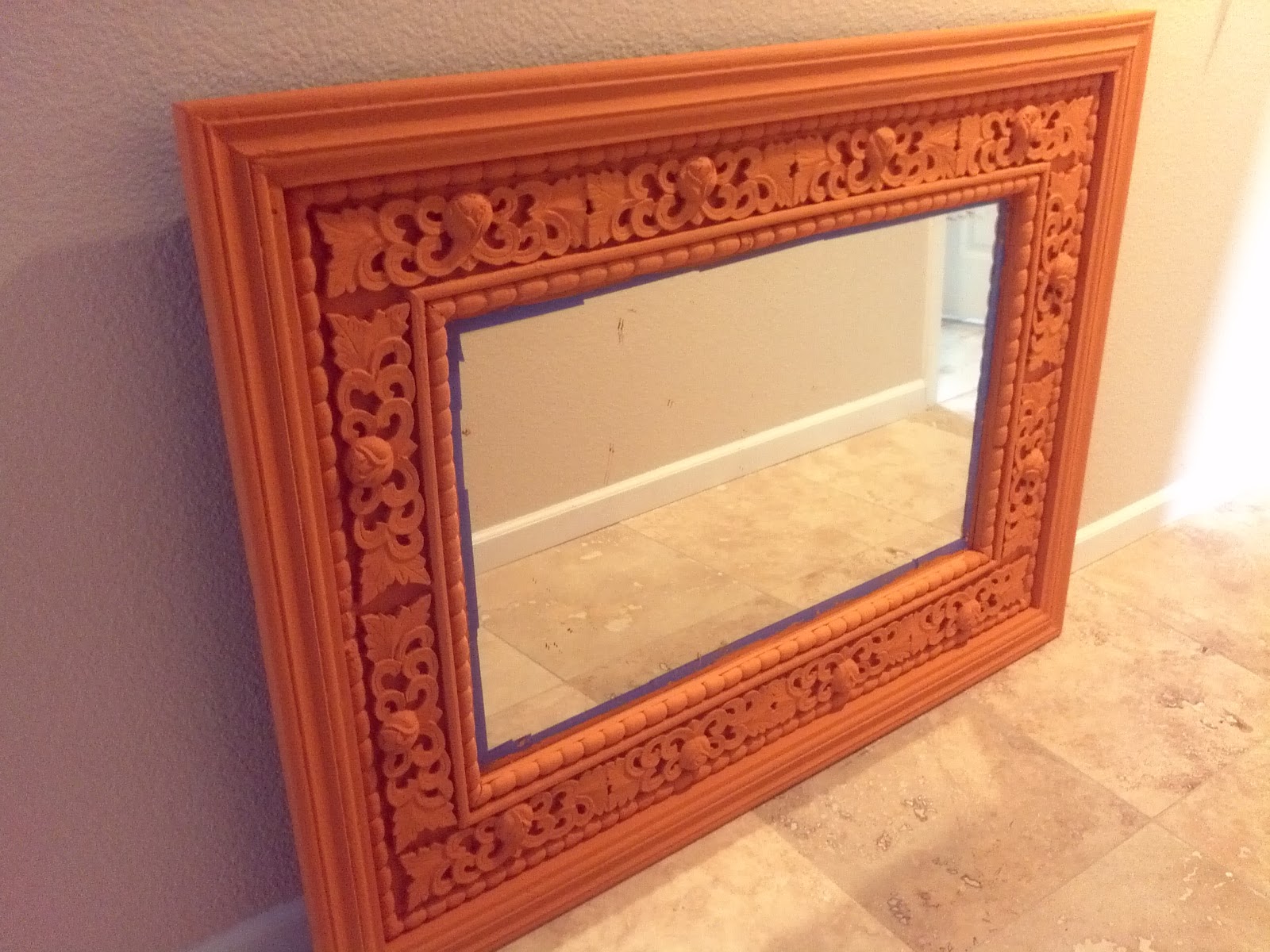 BIG FAMILY / small apartment The Awesome Orange Mirror and 126 Starbursts