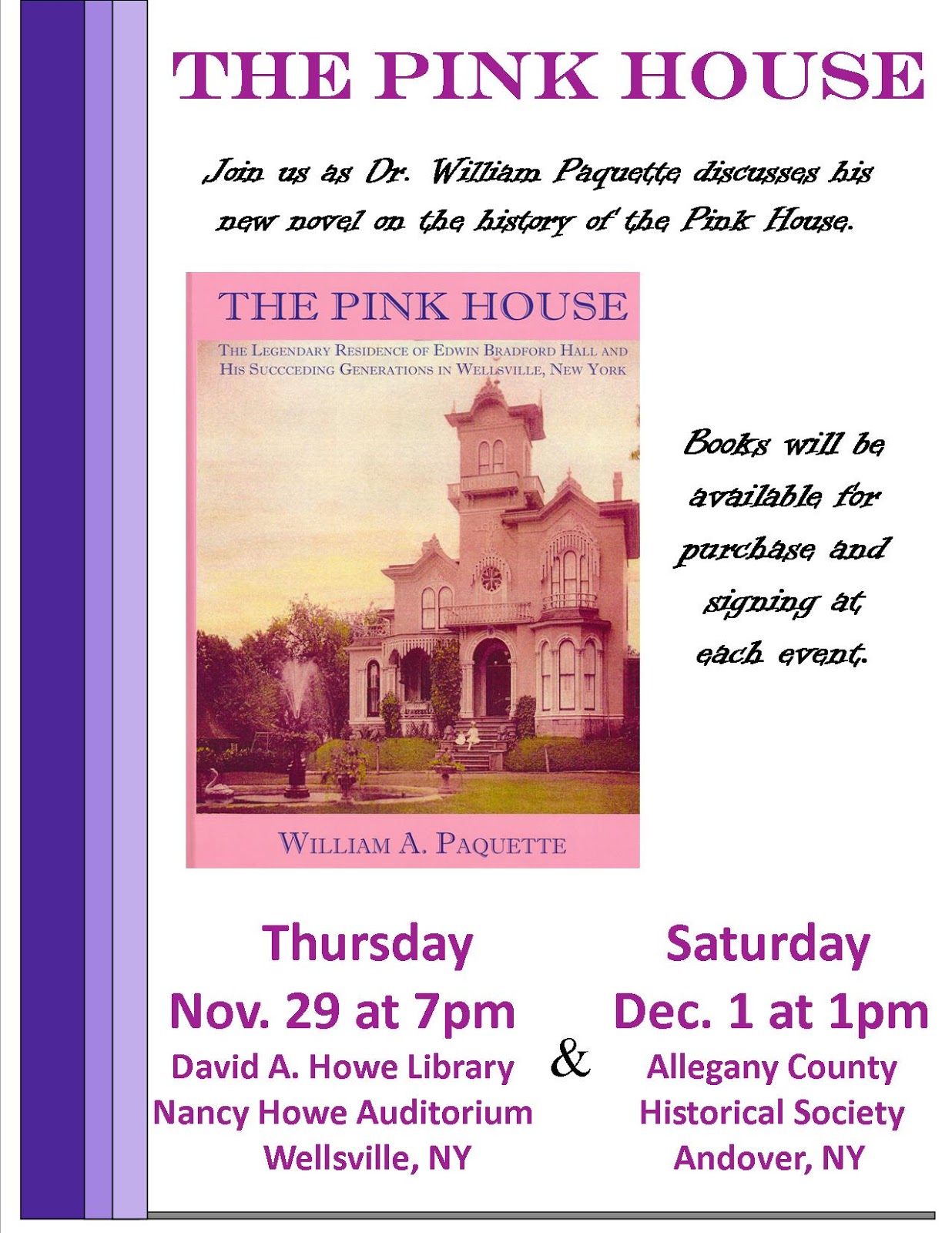 Wellsville Regional News (dot) com The history of Wellsville's "Pink