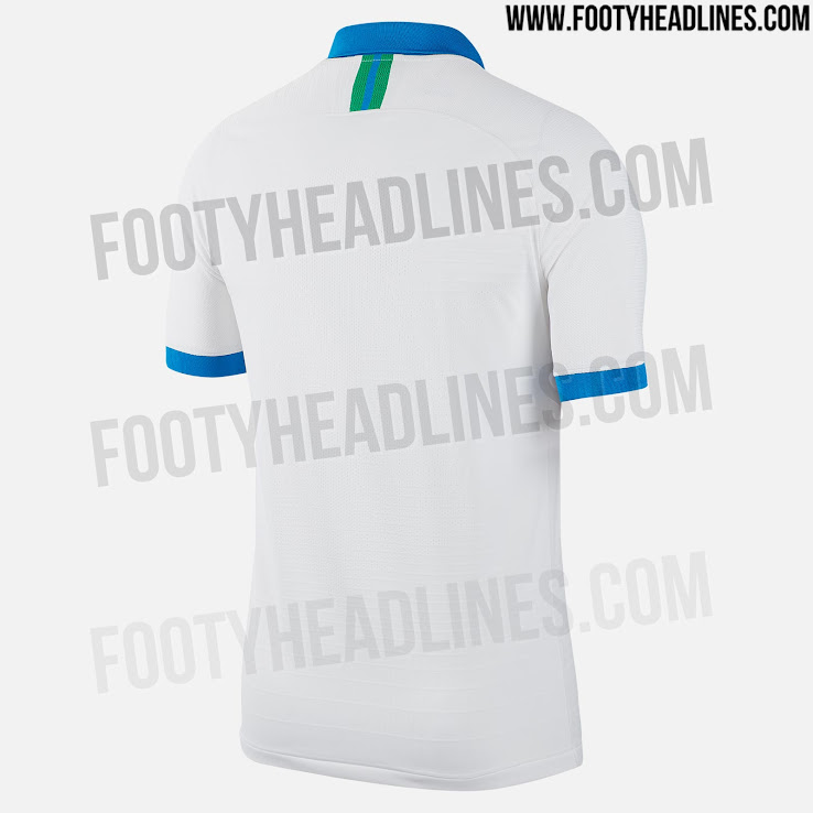 Slikovni rezultat za WHITE BRAZIL 2019 COPA AMERICA AWAY KIT