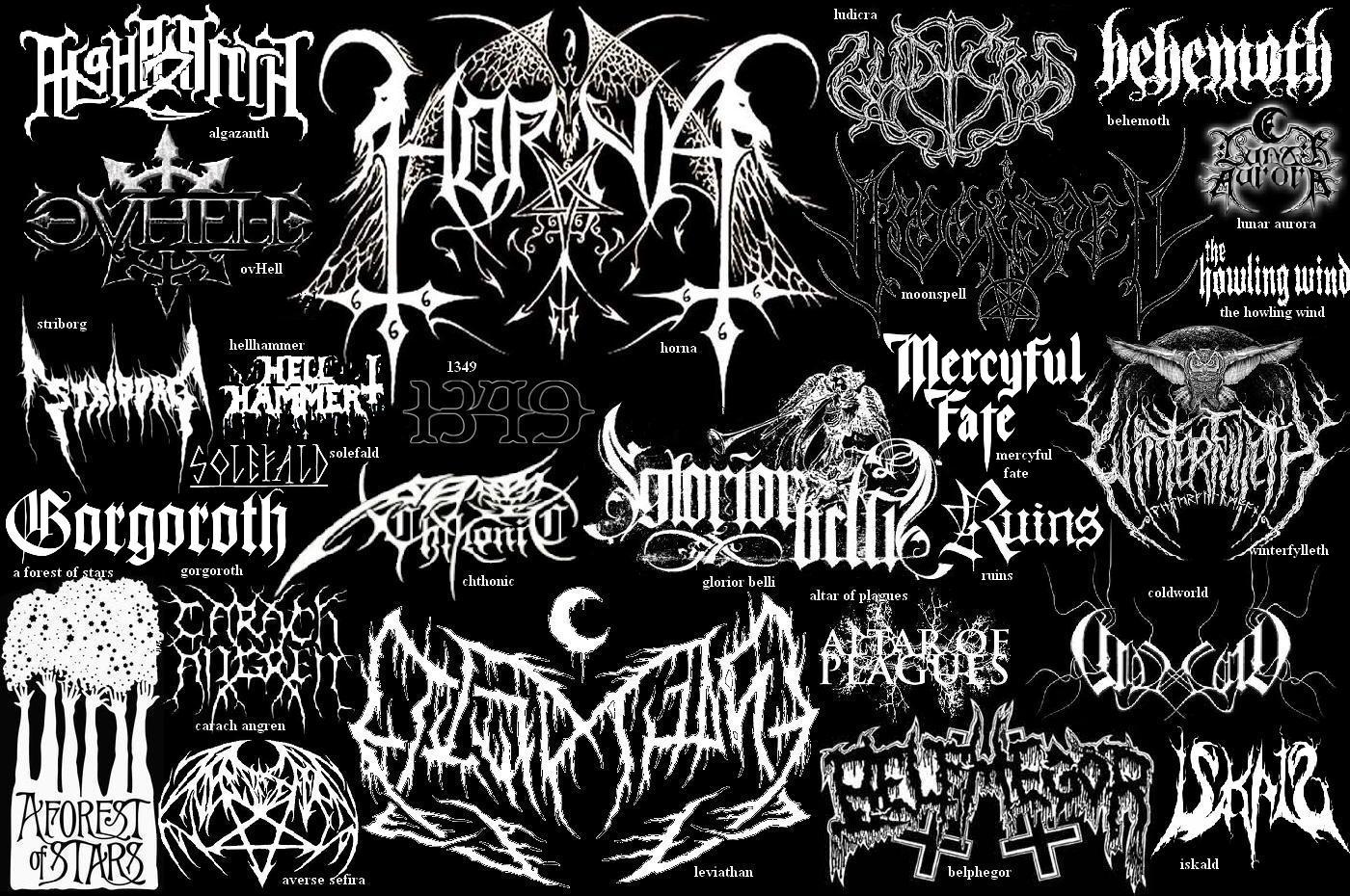 May The Devil Take Us Black Metal Logos