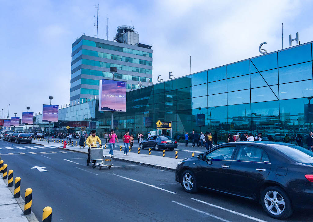 Exterior Jorge Chavez International Airport, Lima, Peru
