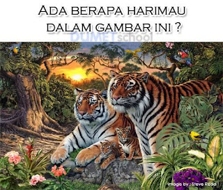 Ada Berapa Harimau dalam gambar di bawah ini?