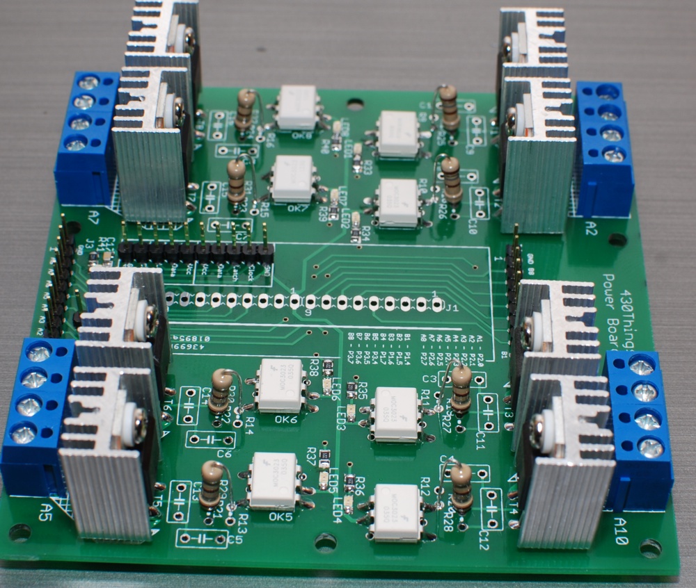 430 Things Power Board with MIDI/Audio Light Controller