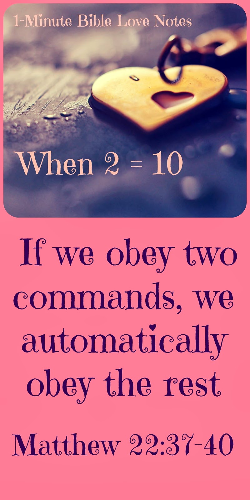 1Minute Bible Love Notes When Two