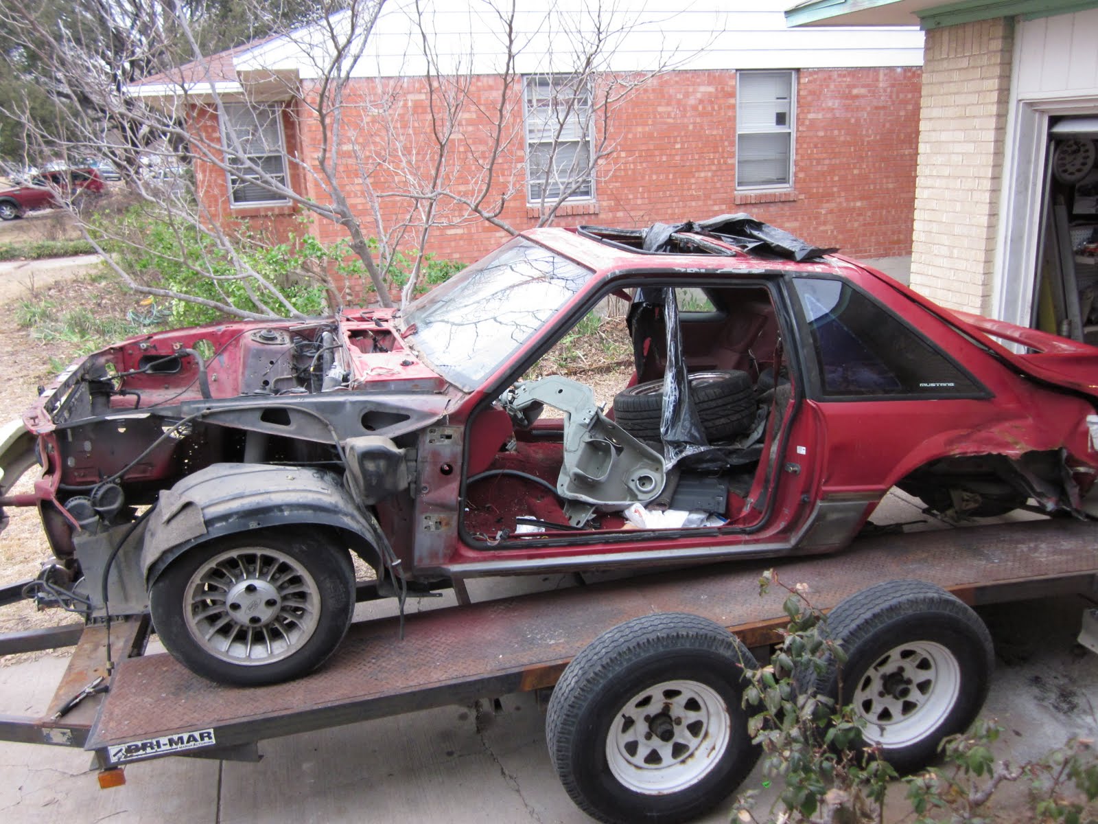 Whiteboy's Mustangs: 1989 Mustang Gt 5.0 5spd Parts car
