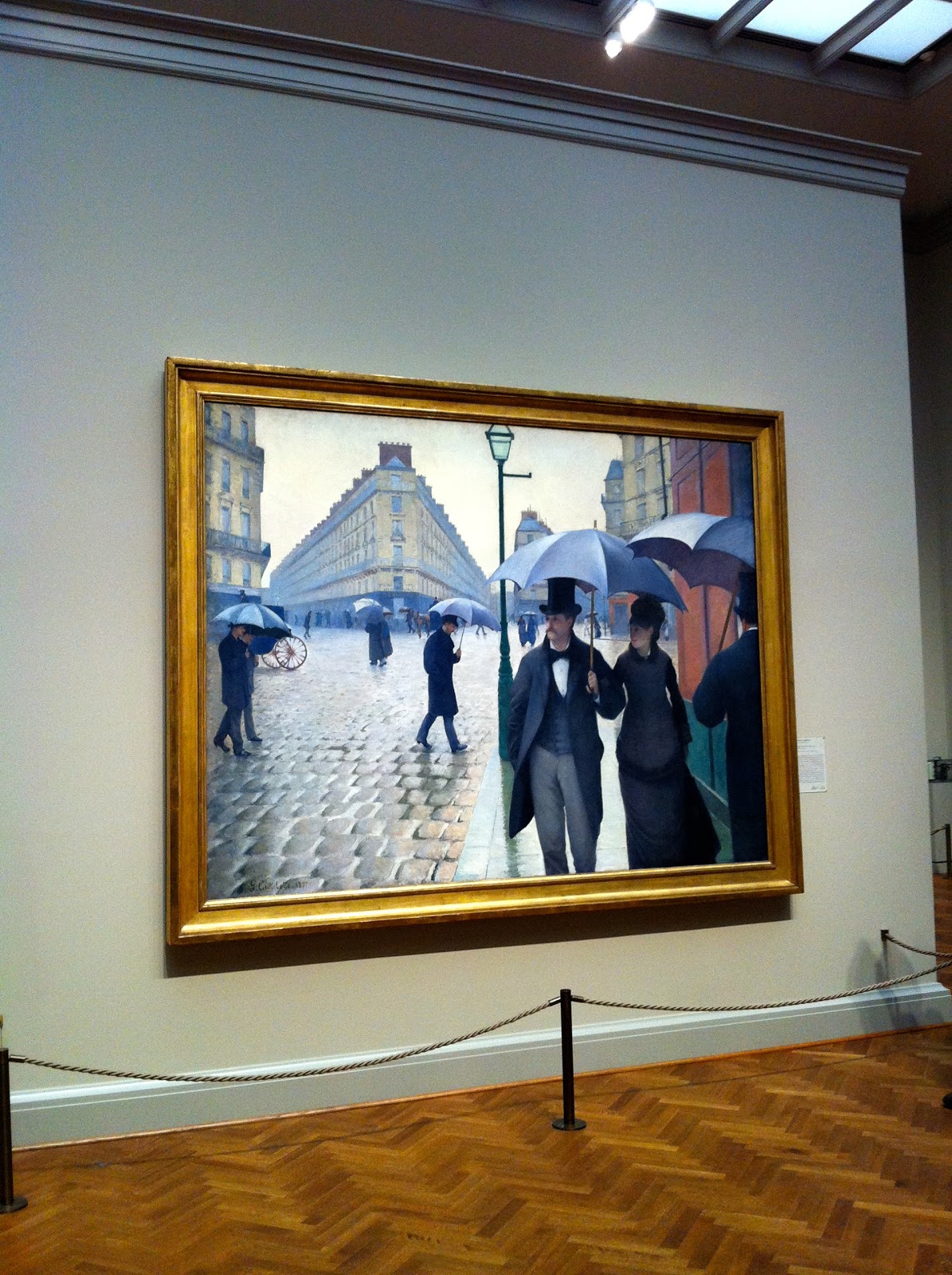 What Pops Saw Today Paris Street Rainy Day By Gustave Caillebotte The Art Institute Of Chicago