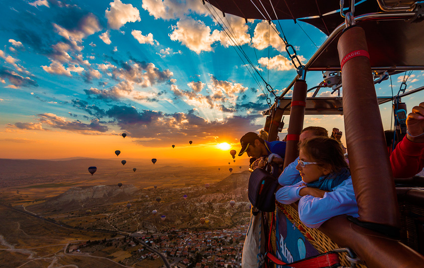 como funciona un globo aerostatico quimica