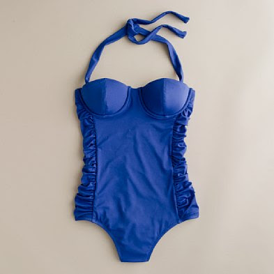 one piece swimsuits, j.crew, halter swimsuits
