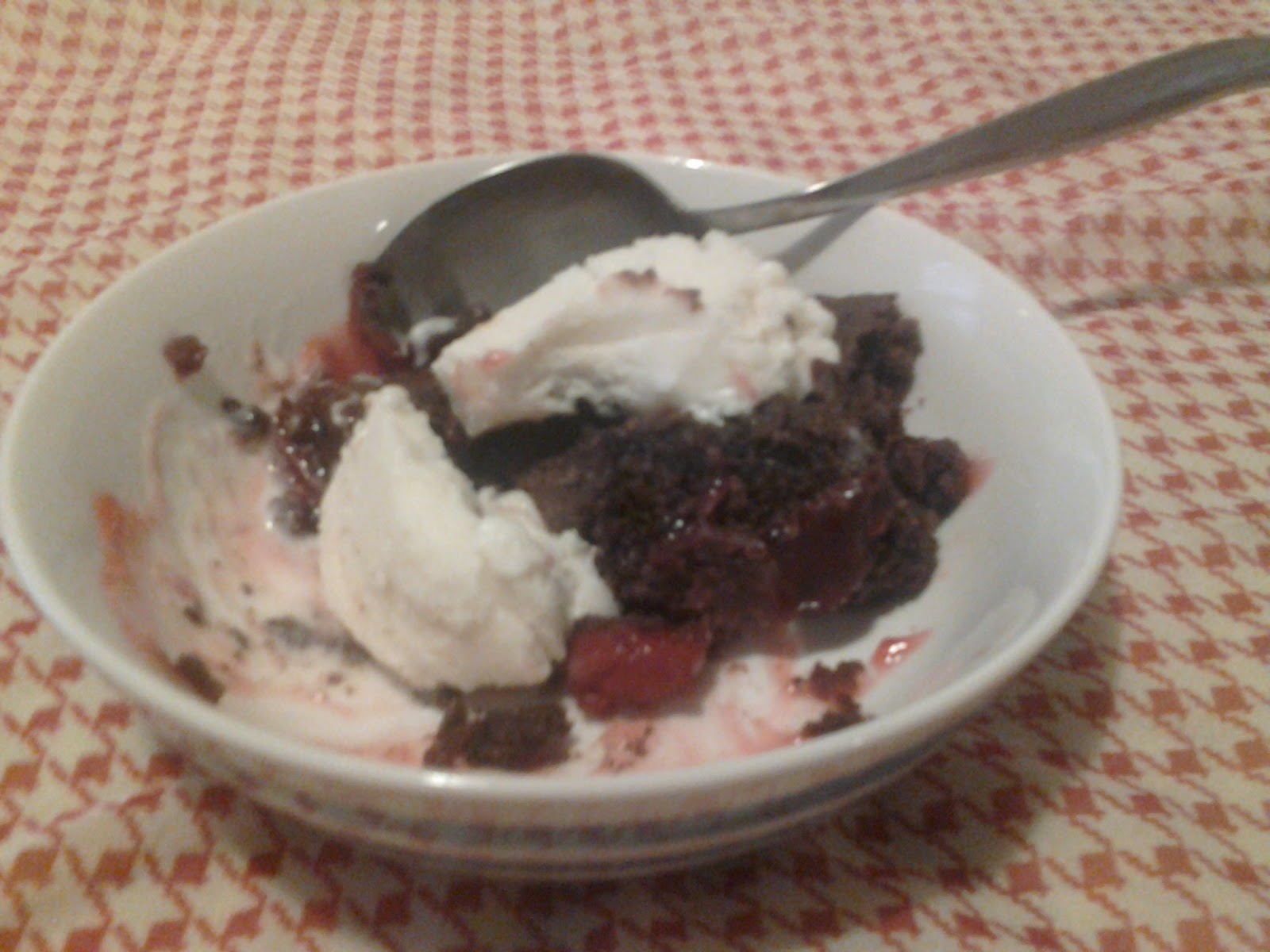 Noble Peasants Vegan Chocolate Cherry Dump Cake