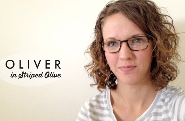 WarbyParker Oliver StripedOlive