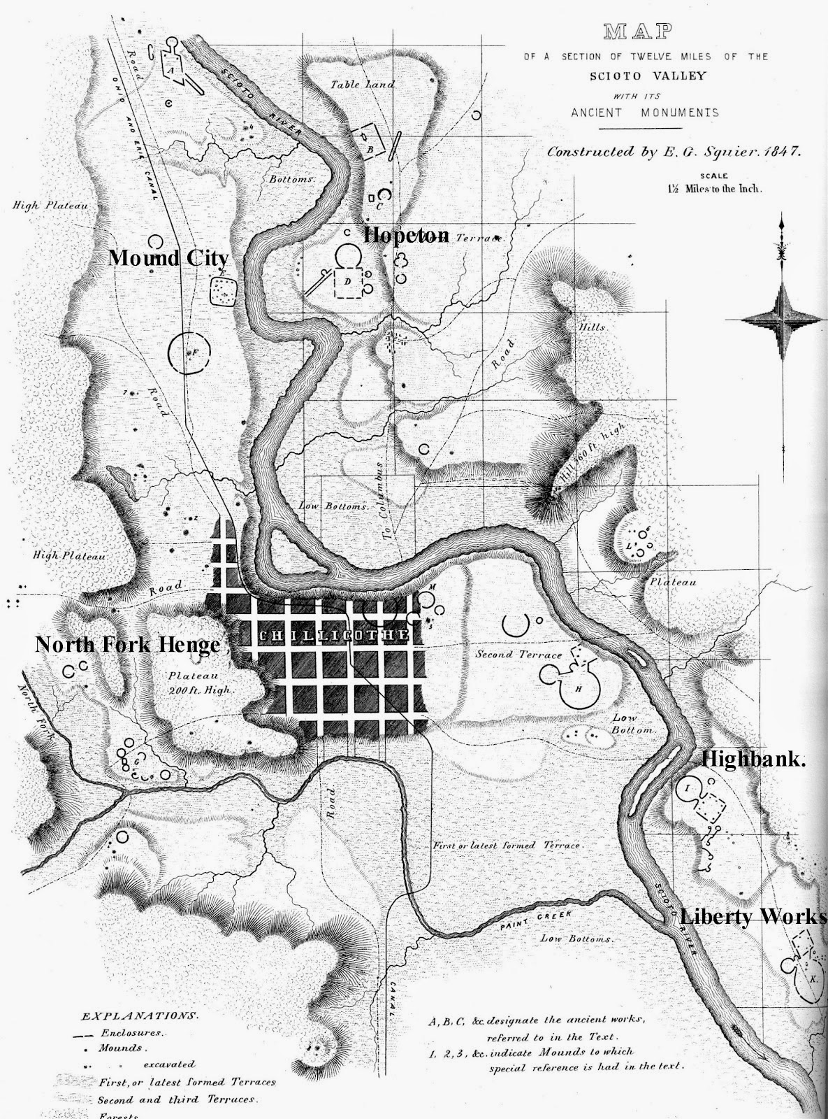 the earthworks could date as early as 500 b c they are located just to the north of the north fork earthworks that have recently been purchased the earthworks could date as early as 500 b c they are located just to the north of the north fork earthworks that have recently been purchased