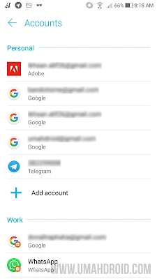 Hapus Akun Google di Android