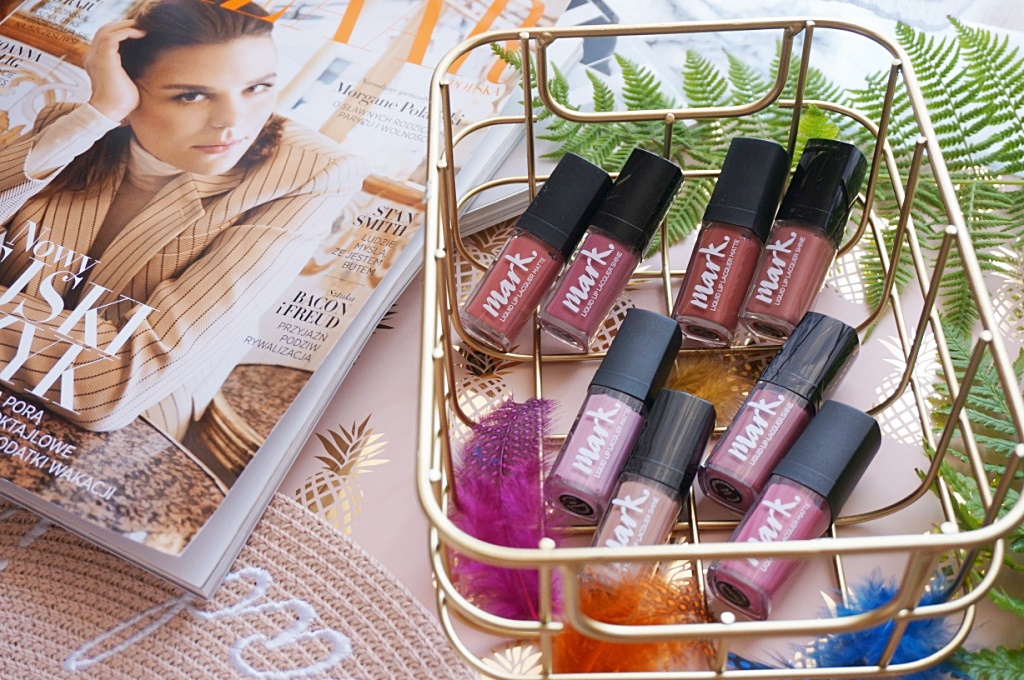 Avon Mark lip lacquer liquid matte matowe pomadki makijaż