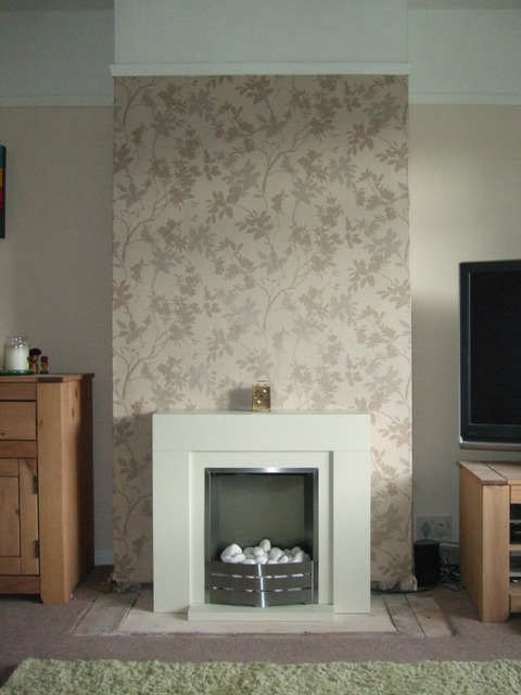 My Bungalow Renovation: Chimney Breast Plastered and ...