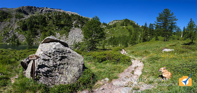 Sentiero per il rifugio Gattascosa Sentiero per il rifugio Gattascosa
