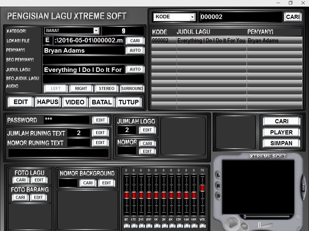 SOFTWARE KARAOKE HOME KARAOKE XTREME V2 R2