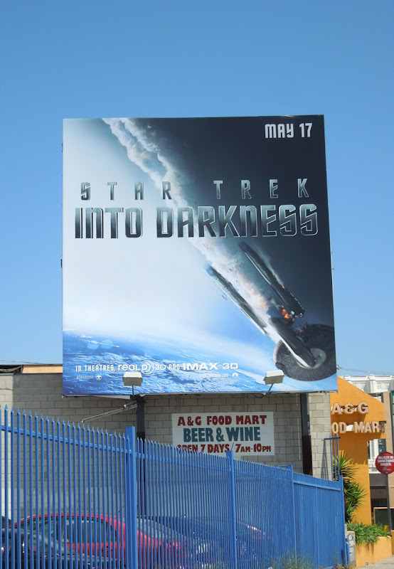 Star Trek Into Darkness billboard Star Trek Into Darkness billboard