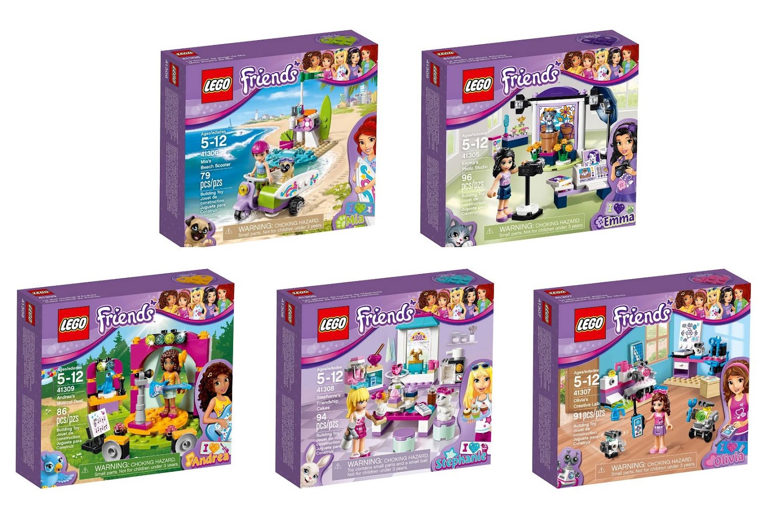Anden klasse forfriskende mosaik Heartlake Times: LEGO Friends Super Pack 5-in-1