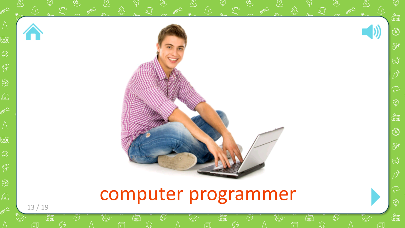 Flashcards for Kids: Computer Programmer - Professions - Flashcards for ...