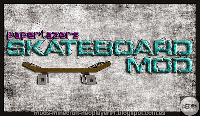 Skateboard Mod 1.6.2 y 1.6.4 | Mods para Minecraft skateboard minecraft