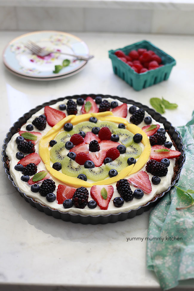 breakfast fruit and granola tart breakfast fruit and granola tart