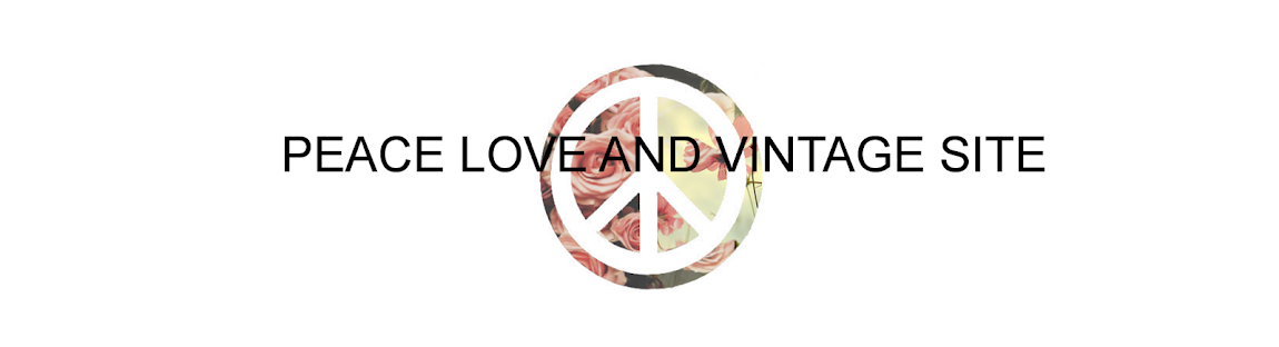 Peace Love and Vintage site