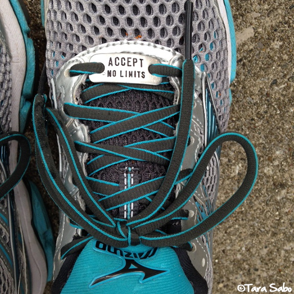 accept no limits, momentum jewelry, footnotes, running, running shoes, every mile counts